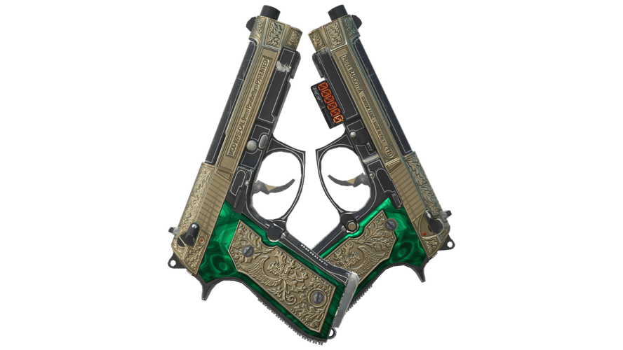 StatTrak™ Dual Berettas | Royal Consorts (Minimal Wear)