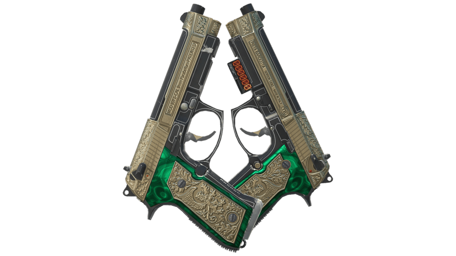 StatTrak™ Dual Berettas | Royal Consorts (Minimal Wear)