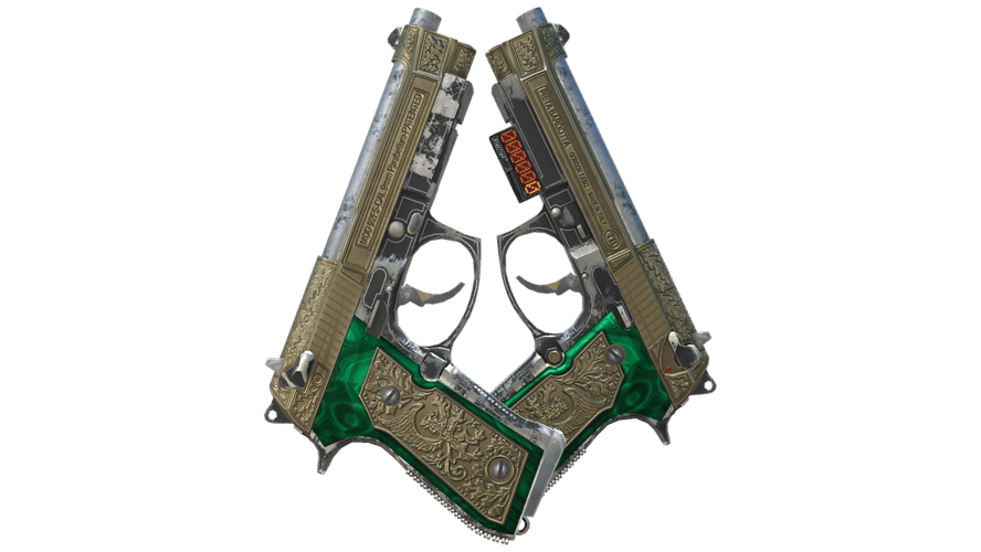 StatTrak™ Dual Berettas | Royal Consorts (Well-Worn)
