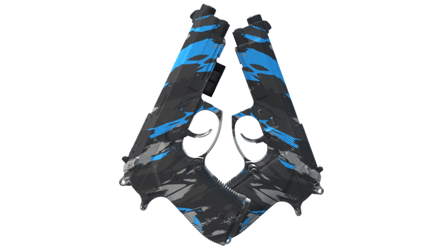 StatTrak™ Dual Berettas | Shred (Factory New)
