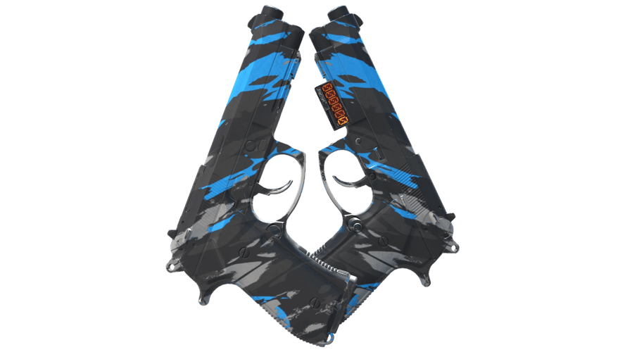 StatTrak™ Dual Berettas | Shred (Factory New)