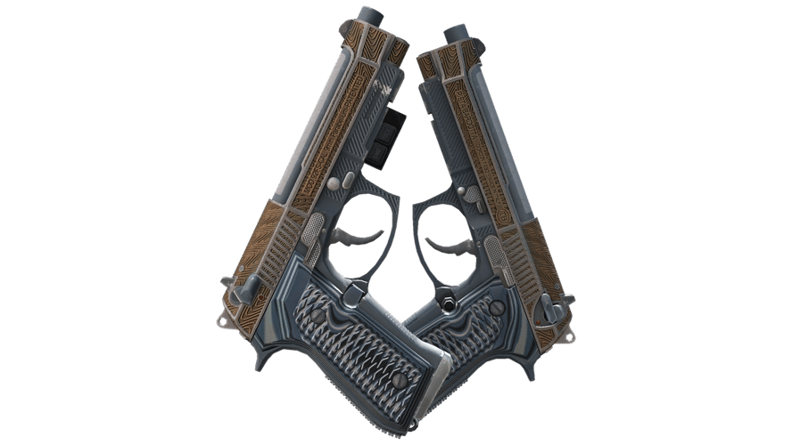 StatTrak™ Dual Berettas | Tread (Field-Tested)