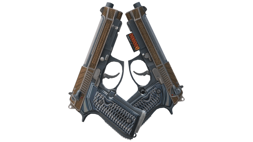 StatTrak™ Dual Berettas | Tread (Field-Tested)