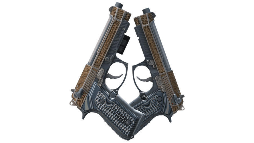 StatTrak™ Dual Berettas | Tread (Minimal Wear)