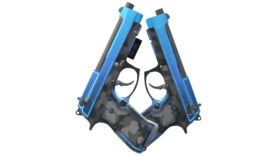 StatTrak™ Dual Berettas | Urban Shock (Factory New)