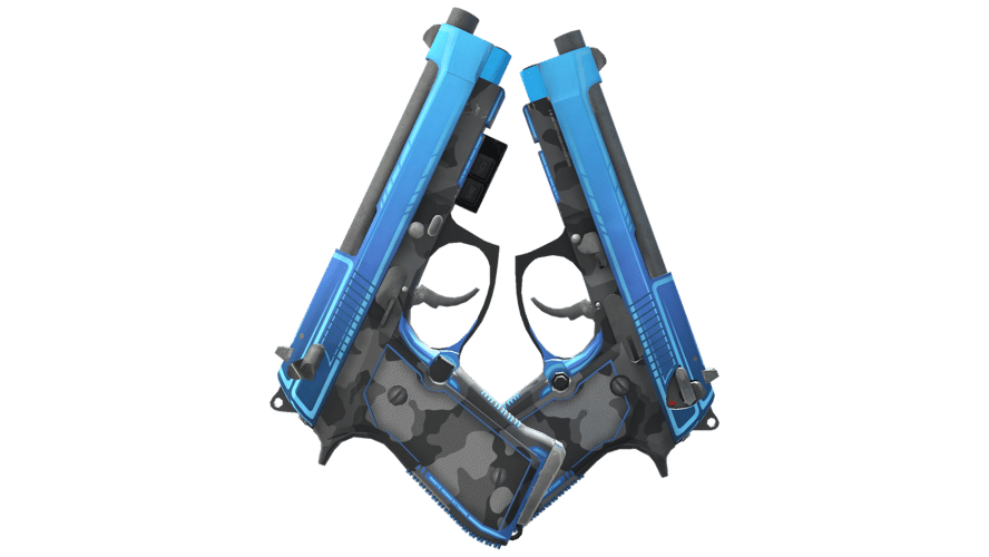 StatTrak™ Dual Berettas | Urban Shock (Factory New)