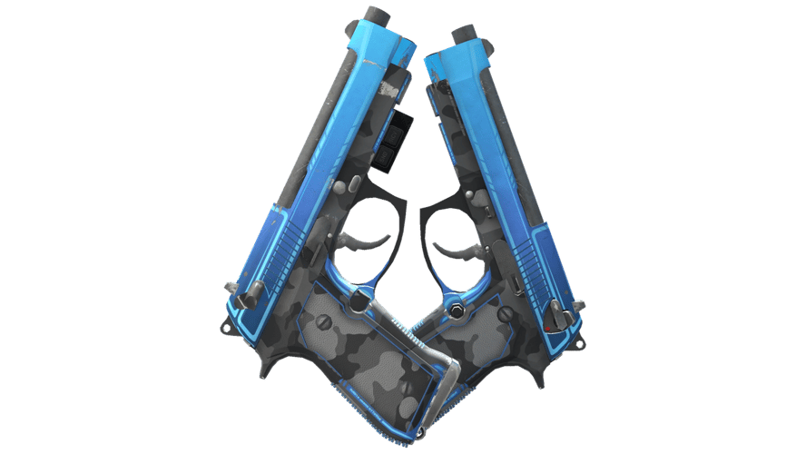 StatTrak™ Dual Berettas | Urban Shock (Minimal Wear)