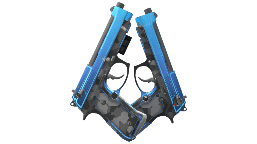 StatTrak™ Dual Berettas | Urban Shock (Minimal Wear)