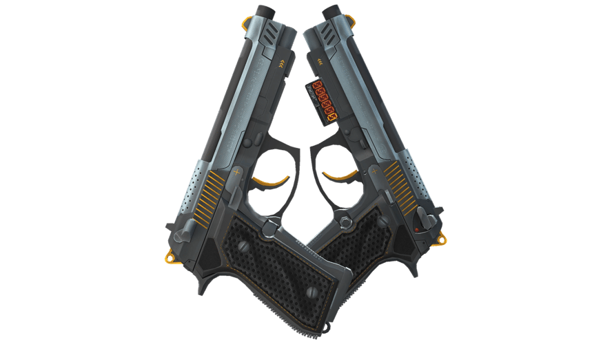 StatTrak™ Dual Berettas | Ventilators (Factory New)