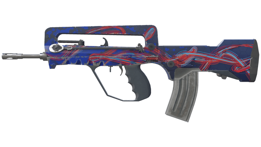 StatTrak™ FAMAS | Остаточное изображение (Прямо с завода)