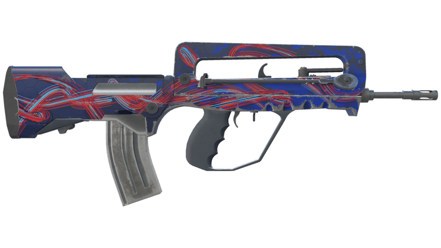 StatTrak™ FAMAS | Afterimage (Minimal Wear)