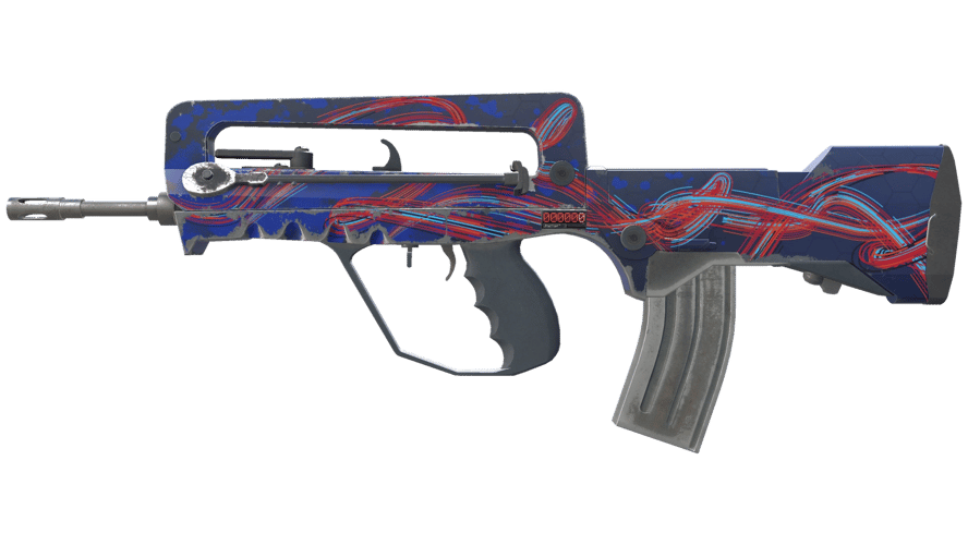 StatTrak™ FAMAS | Afterimage (Minimal Wear)