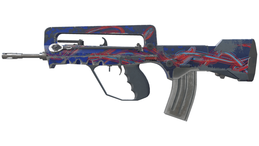 StatTrak™ FAMAS | Afterimage (Well-Worn)