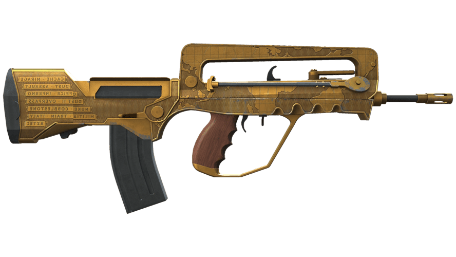 StatTrak™ FAMAS | Commemoration (Well-Worn)