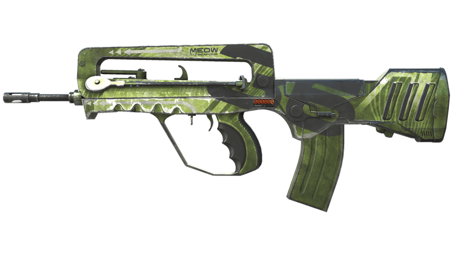 StatTrak™ FAMAS | Meow 36 (Battle-Scarred)