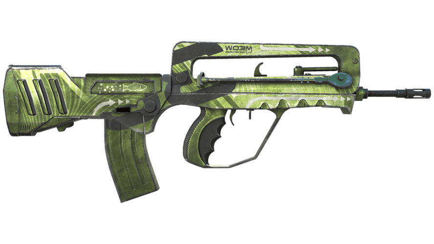 StatTrak™ FAMAS | Meow 36 (Well-Worn)