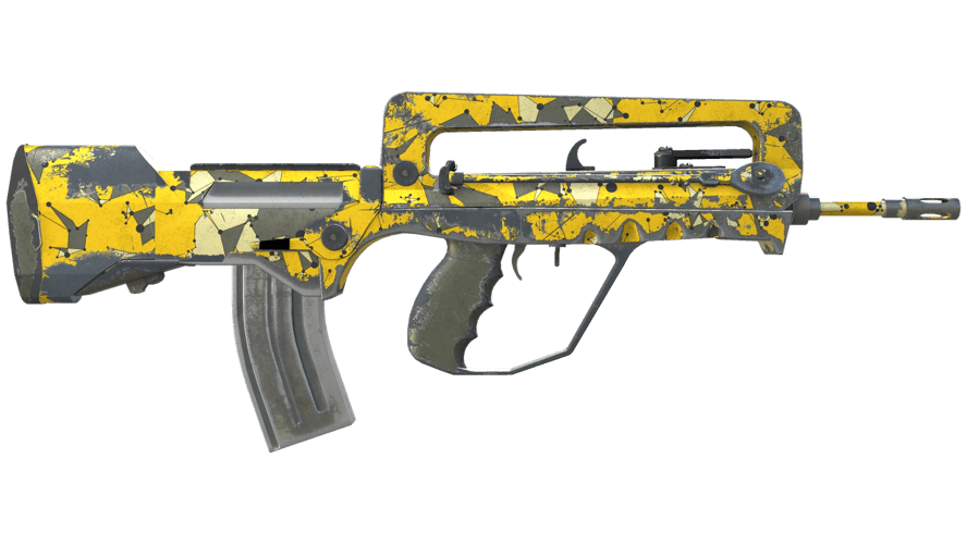 StatTrak™ FAMAS | Neural Net (Well-Worn)