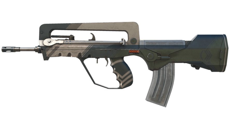 StatTrak™ FAMAS | Sergeant (Well-Worn)