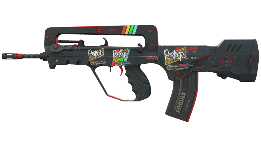 StatTrak™ FAMAS | ZX Spectron (Battle-Scarred)