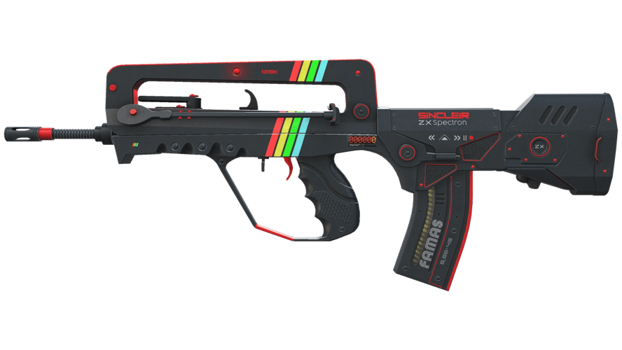 StatTrak™ FAMAS | ZX Spectron (Well-Worn)