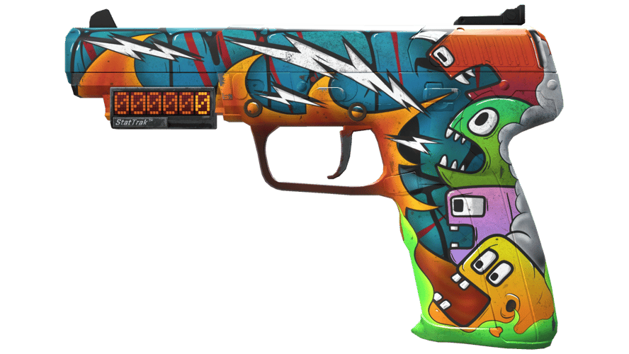 StatTrak™ Five-SeveN | Angry Mob (Factory New)