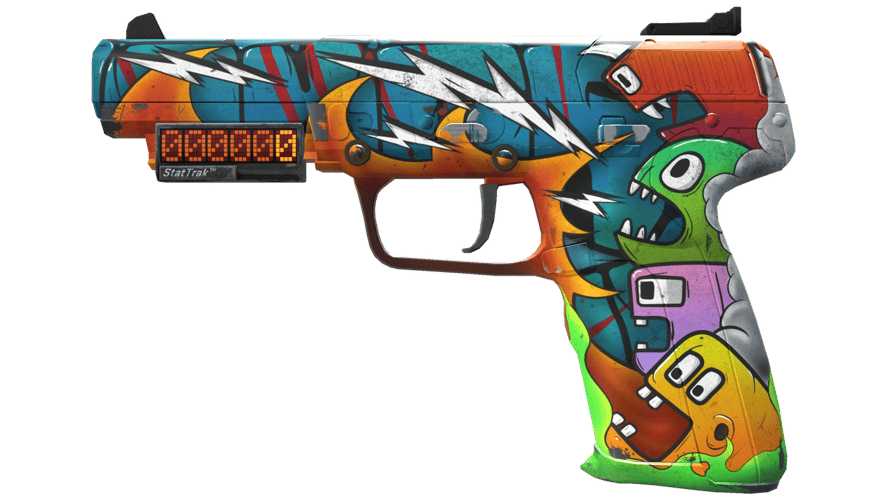 StatTrak™ Five-SeveN | Angry Mob (Minimal Wear)