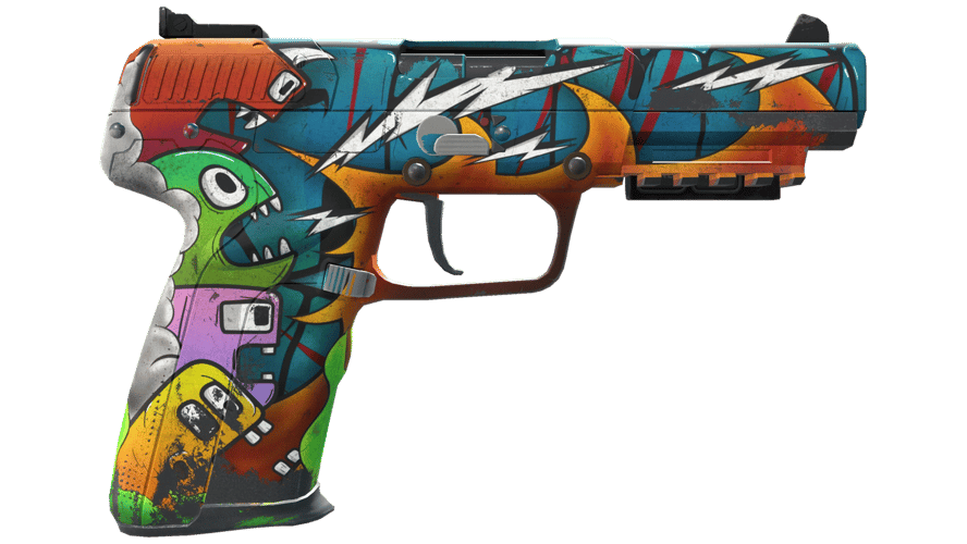StatTrak™ Five-SeveN | Angry Mob (Well-Worn)