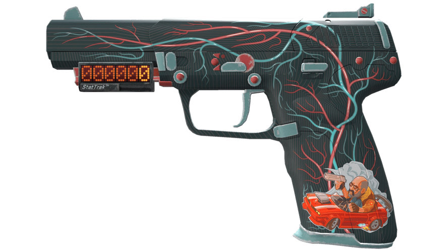 StatTrak™ Five-SeveN | Capillary (Minimal Wear)