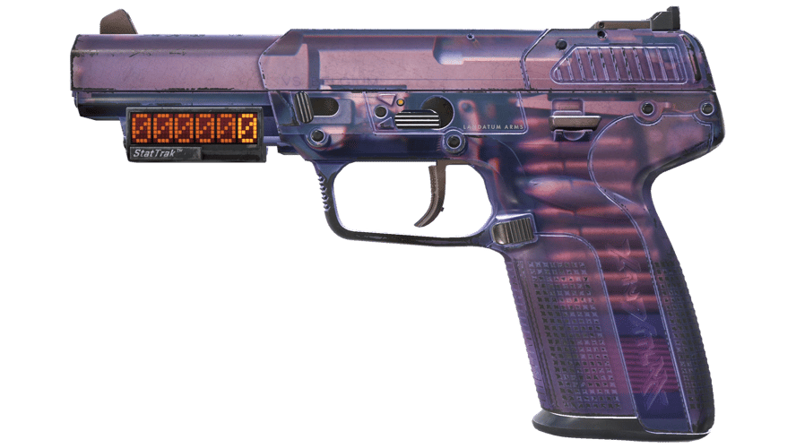 StatTrak™ Five-SeveN | Dark Polymer (Well-Worn)