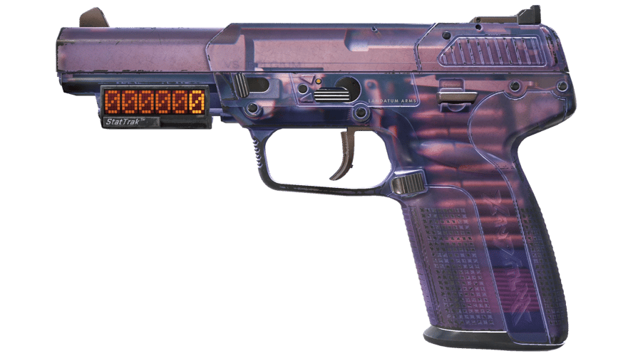 StatTrak™ Five-SeveN | Dark Polymer (Well-Worn)