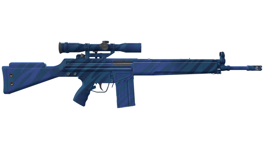 StatTrak™ G3SG1 | Azure Zebra (Minimal Wear)