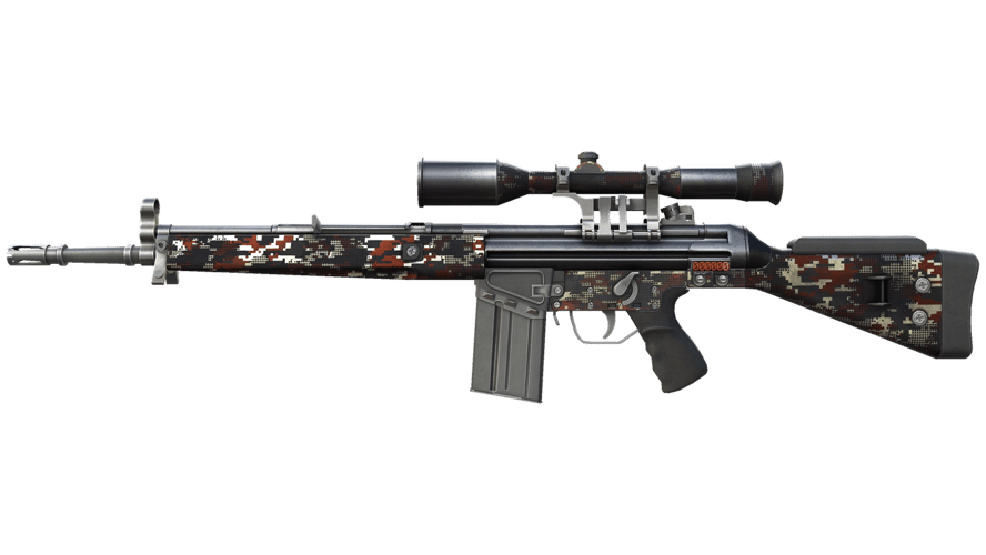 StatTrak™ G3SG1 | Digital Mesh (Well-Worn)