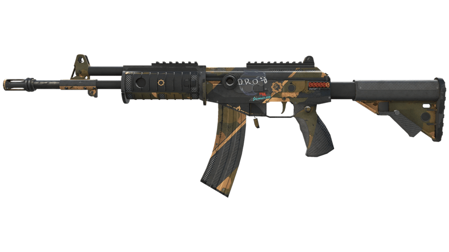 StatTrak™ Galil AR | Black Sand (Battle-Scarred)