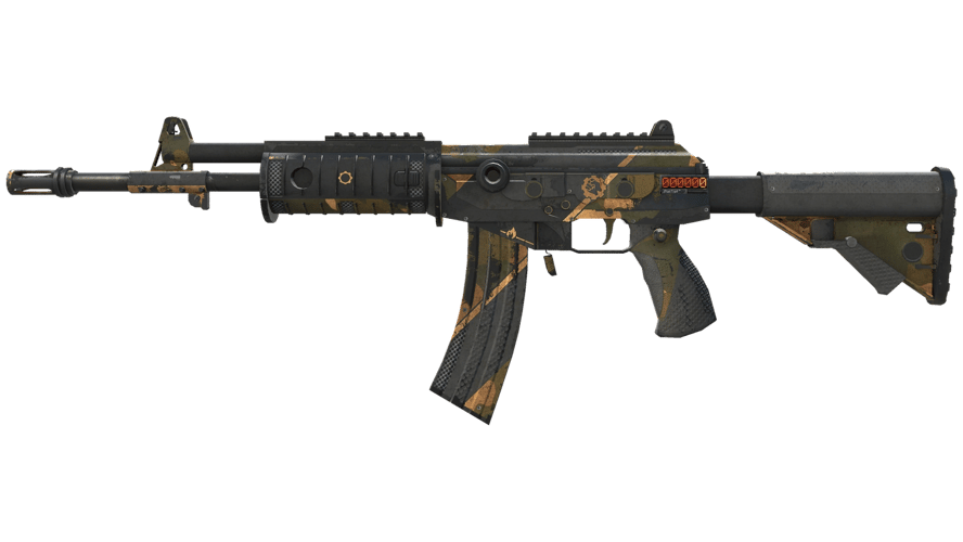 StatTrak™ Galil AR | Black Sand (Battle-Scarred)