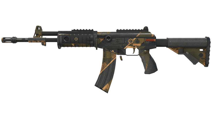 StatTrak™ Galil AR | Black Sand (Battle-Scarred)
