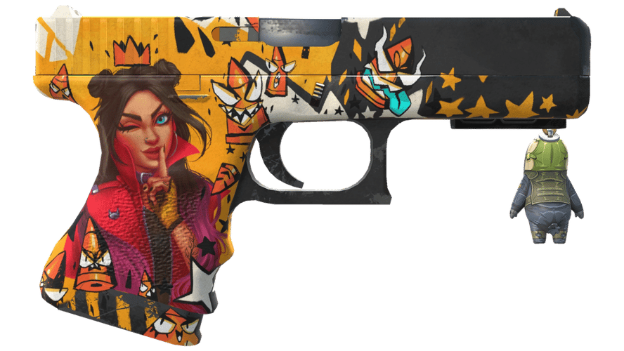StatTrak™ Glock-18 | Bullet Queen (Field-Tested)