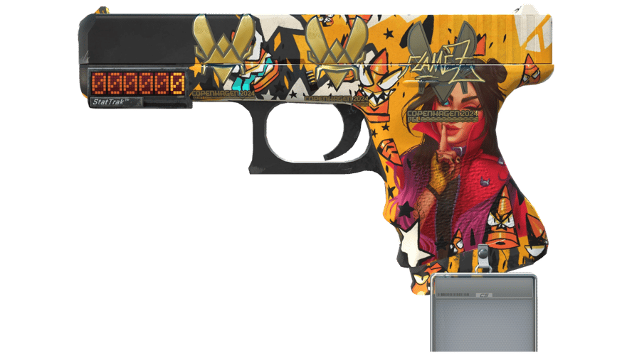 StatTrak™ Glock-18 | Королева пуль (Немного поношенное)