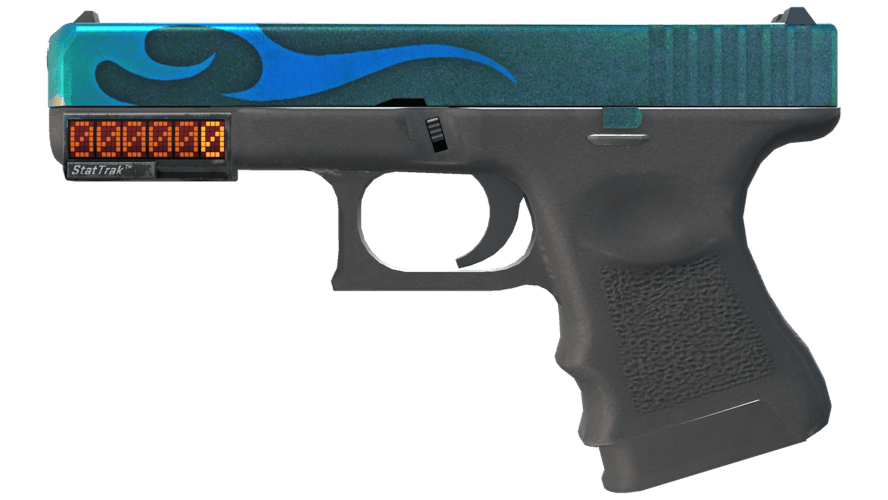 StatTrak™ Glock-18 | Bunsen Burner (Battle-Scarred)