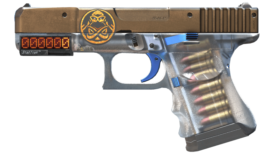 StatTrak™ Glock-18 | Clear Polymer (Field-Tested)