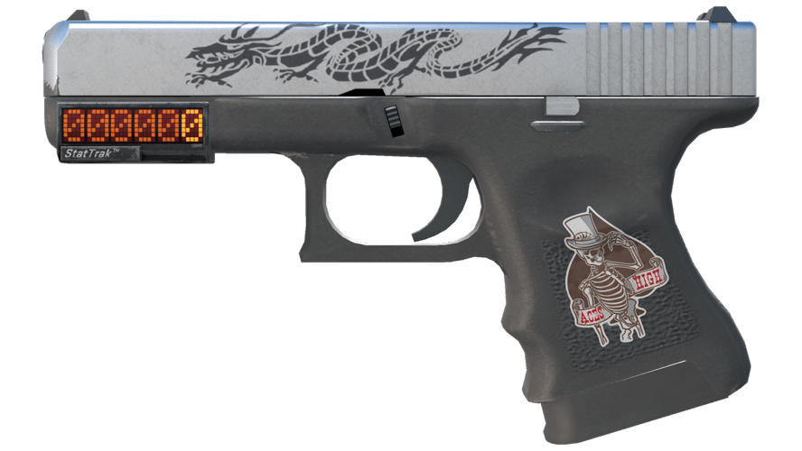 StatTrak™ Glock-18 | Dragon Tattoo (Minimal Wear)