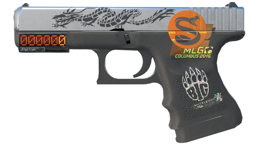 StatTrak™ Glock-18 | Dragon Tattoo (Minimal Wear)