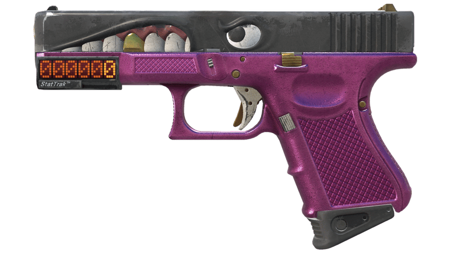 StatTrak™ Glock-18 | Gold Toof (Well-Worn)