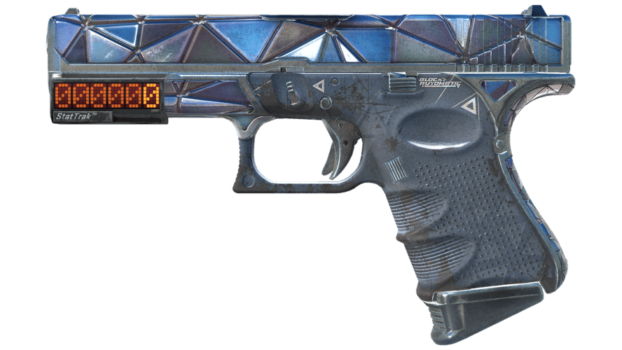 StatTrak™ Glock-18 | Mirror Mosaic (Battle-Scarred)