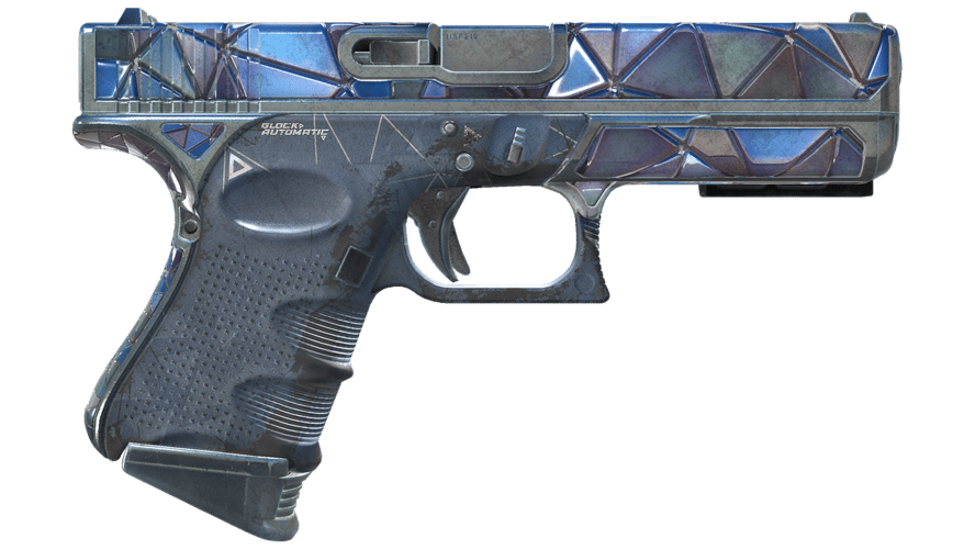 StatTrak™ Glock-18 | Mirror Mosaic (Battle-Scarred)