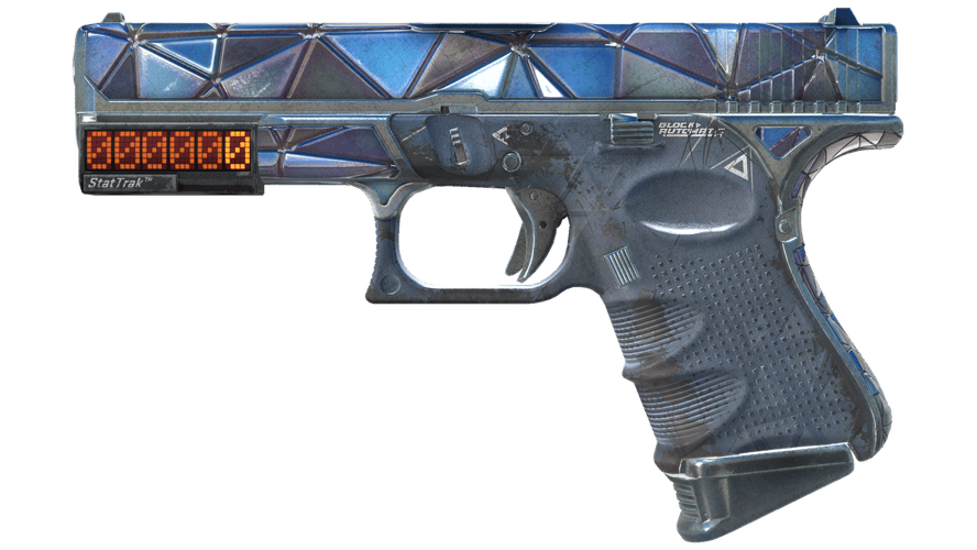 StatTrak™ Glock-18 | Mirror Mosaic (Battle-Scarred)
