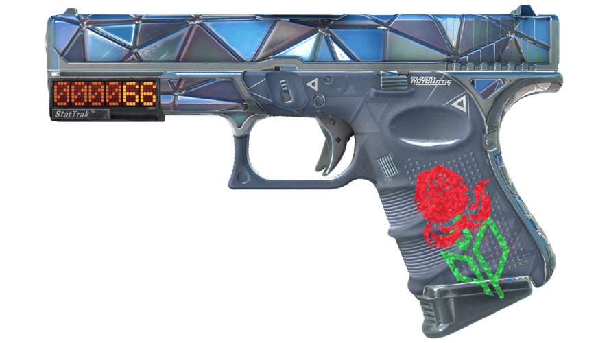 StatTrak™ Glock-18 | Mirror Mosaic (Minimal Wear)