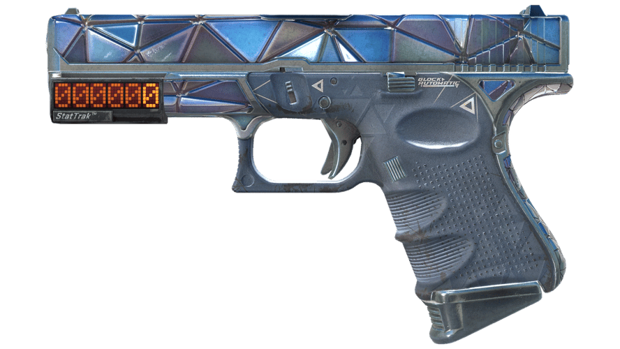 StatTrak™ Glock-18 | Mirror Mosaic (Well-Worn)