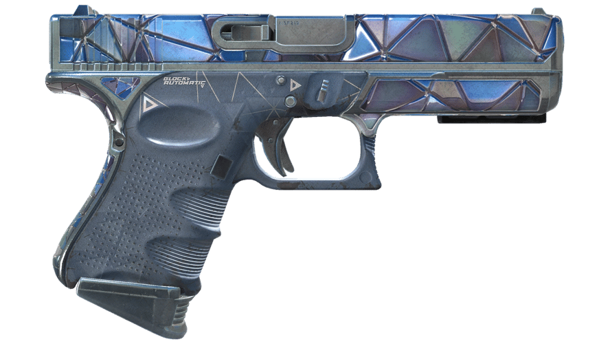 StatTrak™ Glock-18 | Mirror Mosaic (Well-Worn)