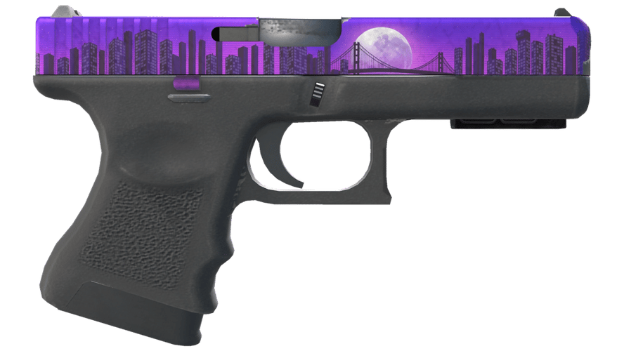 StatTrak™ Glock-18 | Moonrise (Minimal Wear)