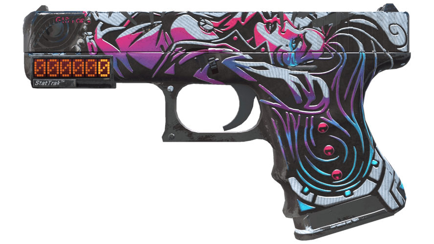 StatTrak™ Glock-18 | Neo-Noir (Well-Worn)